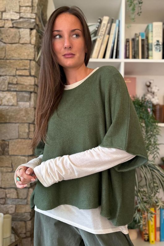 Conrad Layer Knit Heritage Green